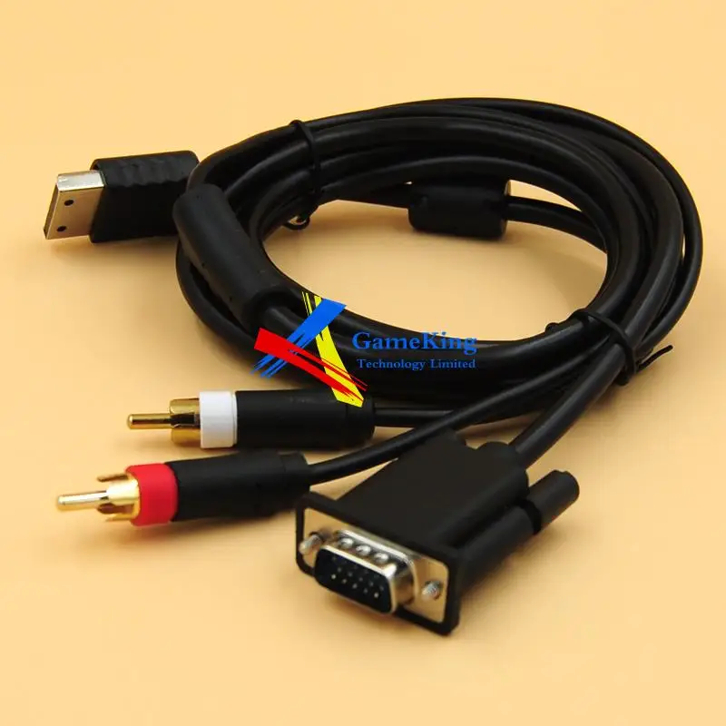 High Definition VGA Cable RCA Sound Adapter for Sega Dreamcast DC Console with / Audio Connector |