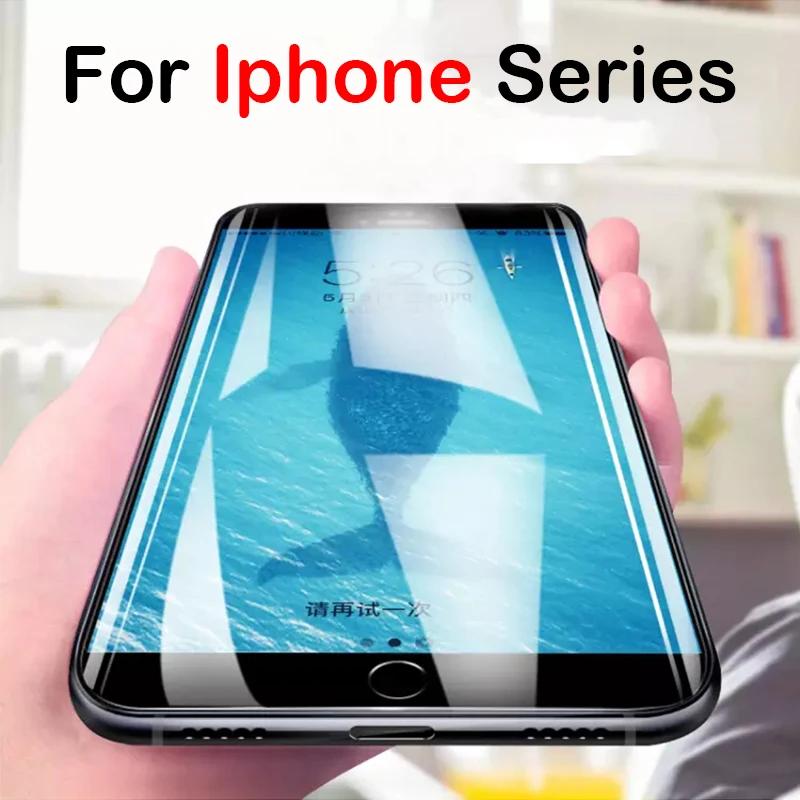 Закаленное стекло для iphone 6 s 7 8 plus x 10 защитное ipone ihone iphne aple i7 i8 ix i6 i phone 7plus 6plus