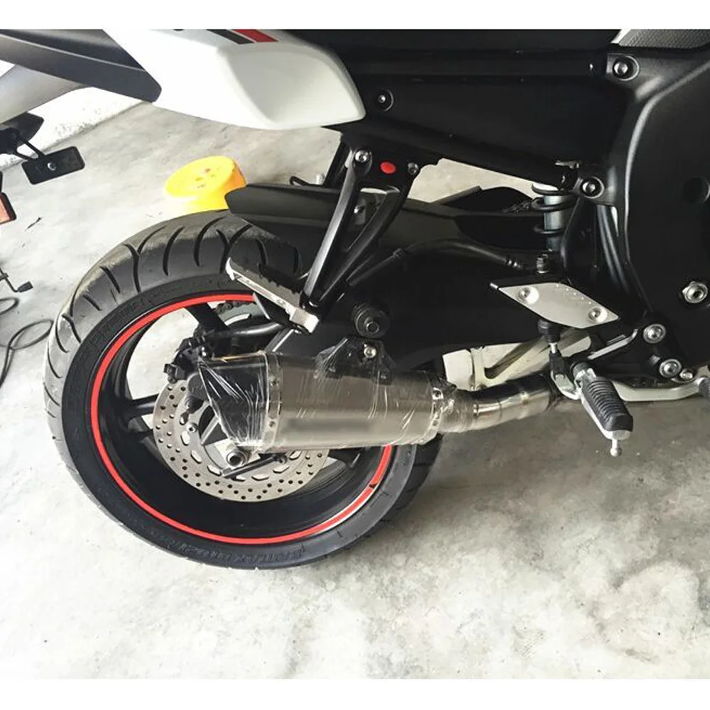 Выхлопной глушитель Alconstar FZ1 FZ1N FZ1000 средняя труба для мотоцикла Yamaha Racing |
