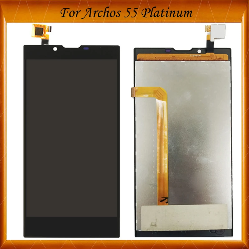 5 дюймов для Archos 55 Платиновый ЖК-дисплей и сенсорный экран в сборе Мобильные