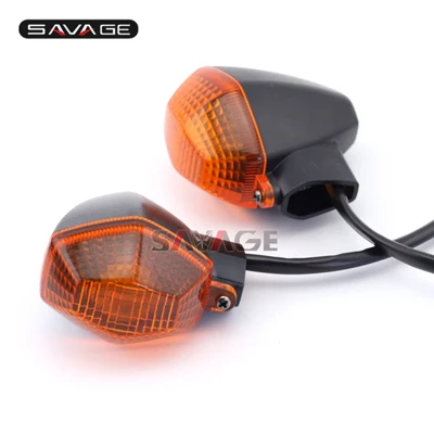 Orange Передний указатель поворота светильник для SUZUKI DL 650 Vstrom 04-11, DL 1000 Vstrom 06-12 Аксессуары для мотоциклов мигалки лампы - Цвет: Orange