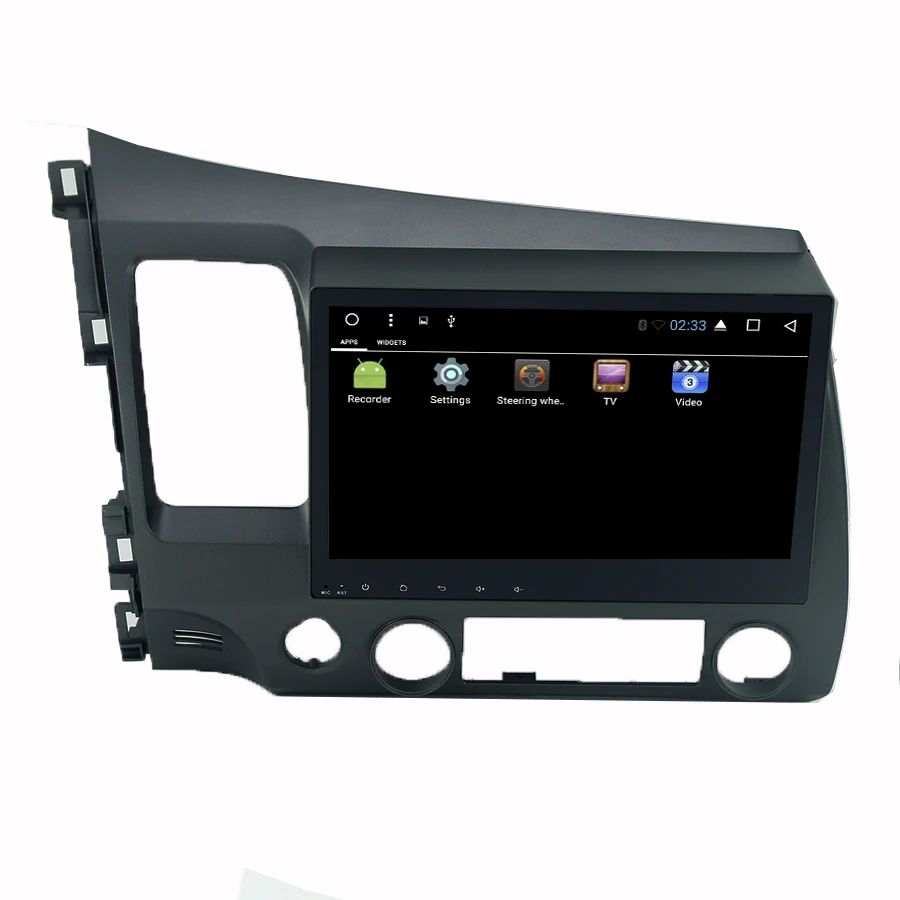 Asvegen Android 7 1 четырехъядерный Автомобильный GPS Радио dvd плеер для Honda Civic 2006 2011 2008