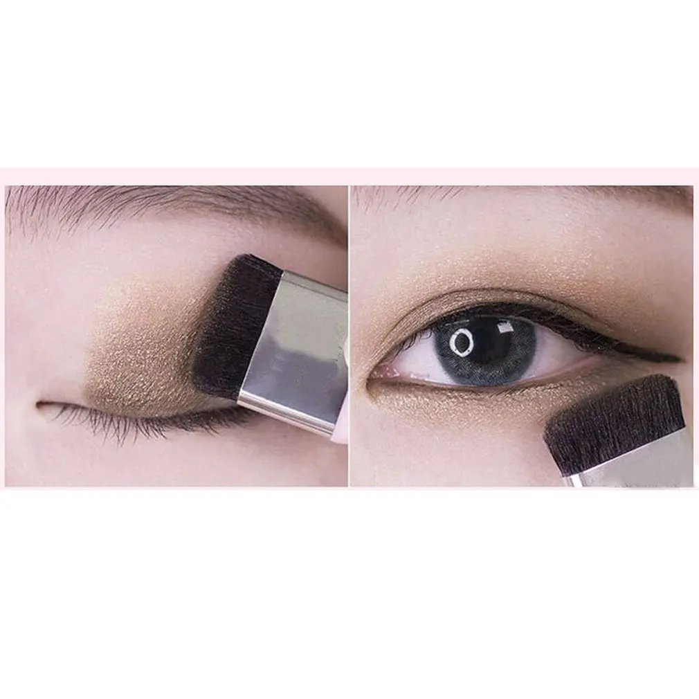 2 цвета двухцветные градиентные тени для век ленивые Палетка макияжа мерцающие