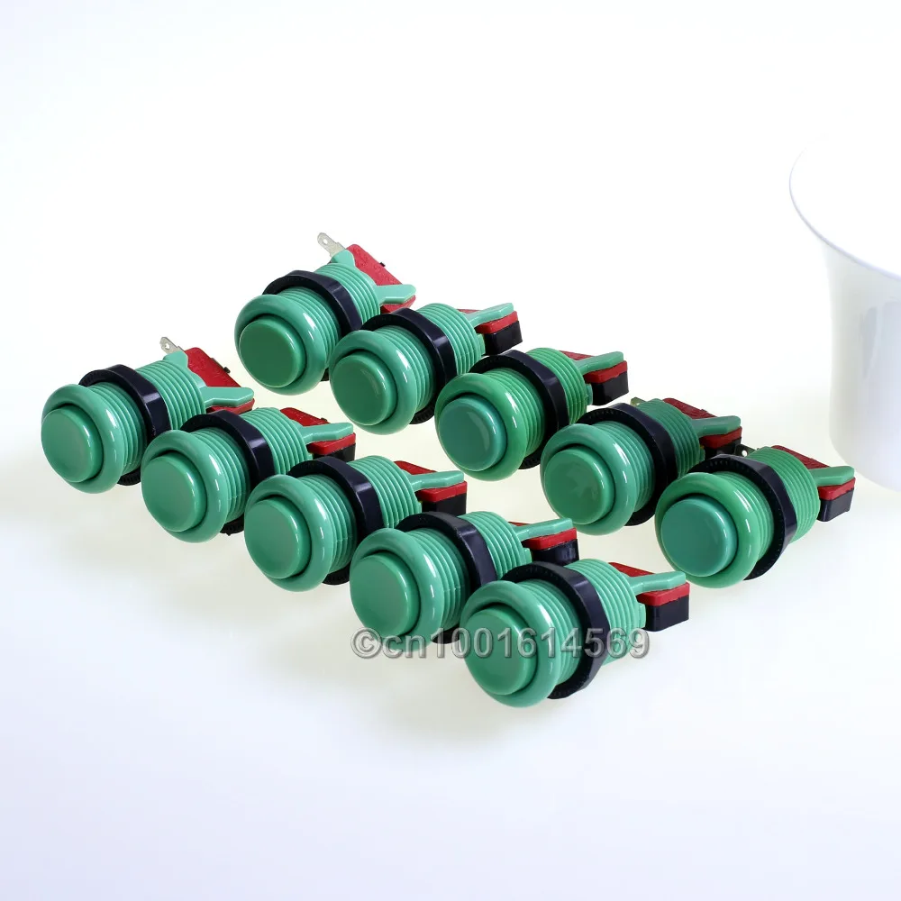 10 шт. Easyget Новый HAPP Стандартный аркадный набор сделай сам детали 30 мм кнопки для MAME