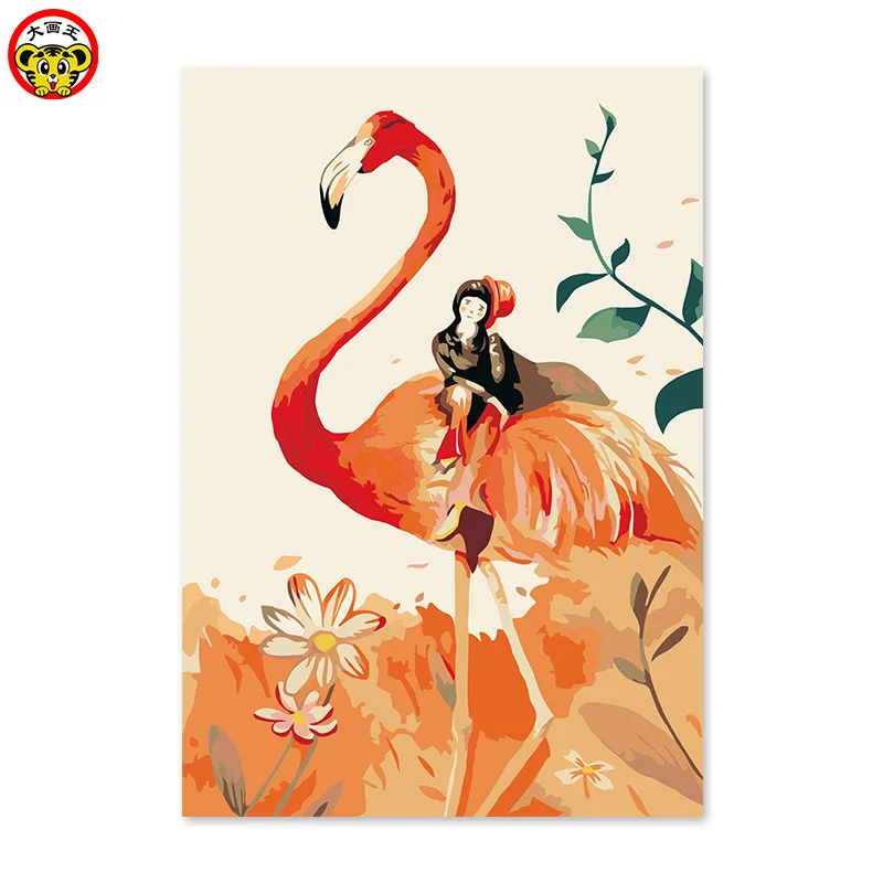 Живописи по номерам с изображением произведений искусства Раскраска Diy Цифровая