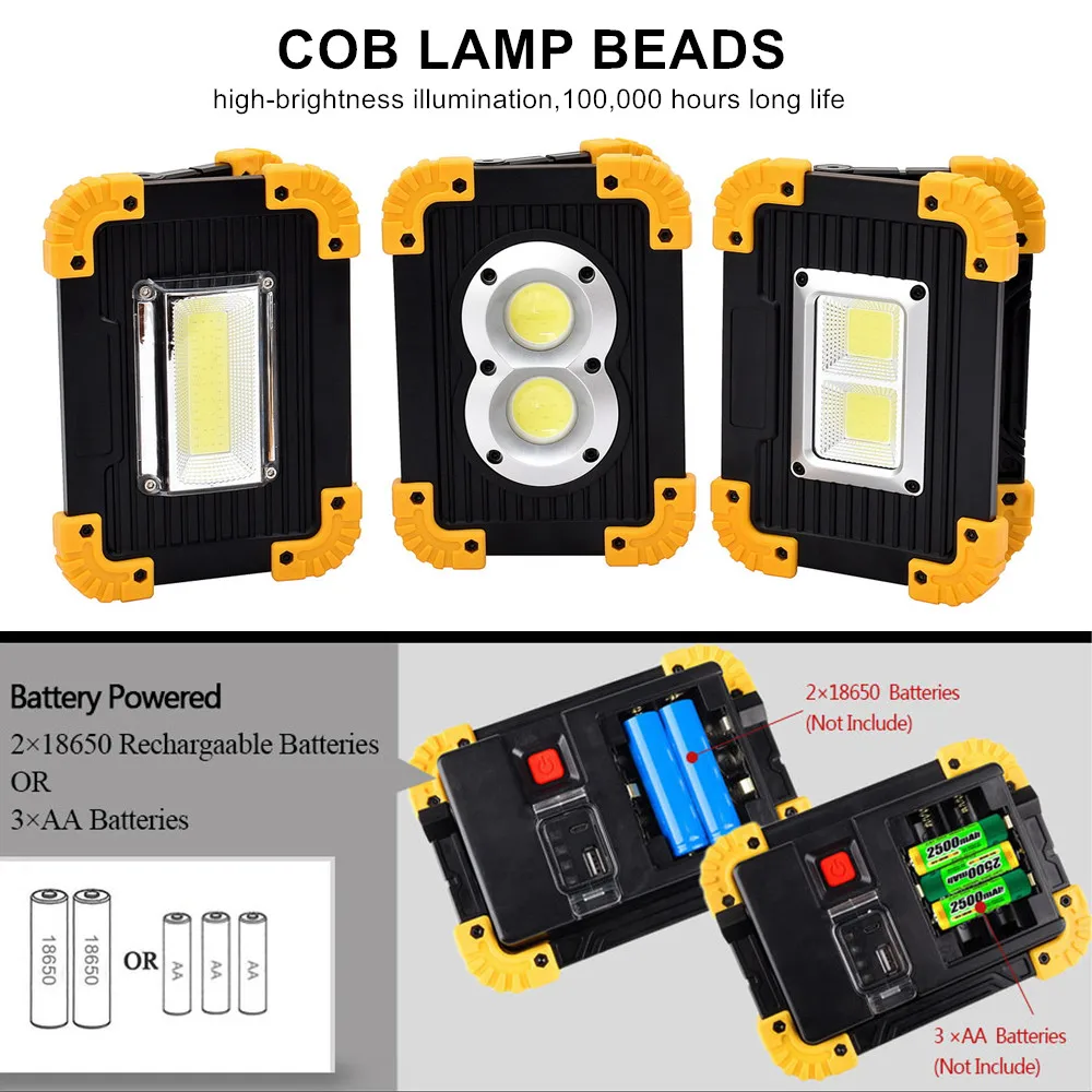 20 Вт двойной монолитный блок светодиодов перезаряжасветильник светодиодный