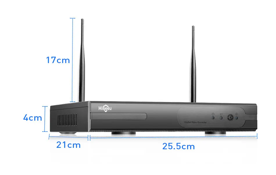 2MP 1080P CCTV система 8ch HD Беспроводной NVR комплект 3 ТБ HDD Открытый ИК Ночное Видение IP Wifi камера система безопасности видеонаблюдения Hiseeu