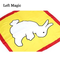 magic cloth change color silk scarf rabbit to duck magic tricks for stage close up magic props gift for kid