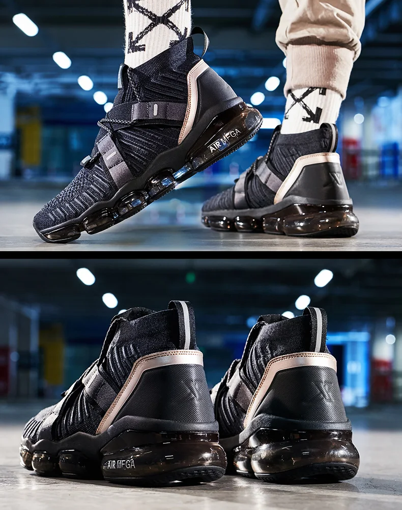 Xtep AIR MEGA, мужские кроссовки,, весенние, для спорта и отдыха, на воздушной подушке, мужская обувь для бега, 881119119021