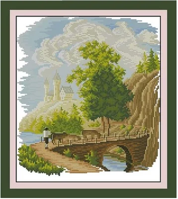 Рукоделие вышивка крестиком своими руками наборы для вышивки 11CT &amp 14CT