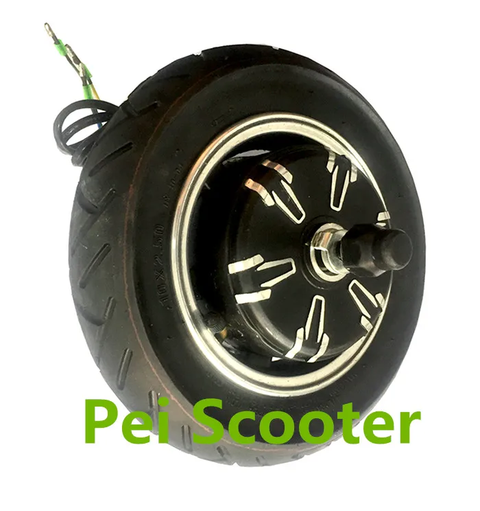 

10 inch 10inch double axles BLDC strong power fast speed brushless hub wheel motor with tyre and hall sensor phub-10hp