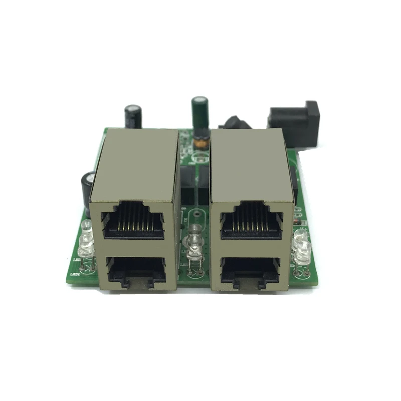 Быстрому включению mini 4 ПОРТОВЫЙ Коммутатор ethernet 10 / 100 Мбит/с rj45 сетевой