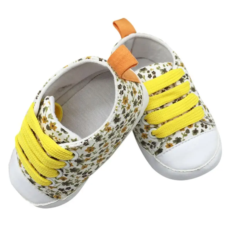 Детская повседневная обувь унисекс на шнуровке; кроссовки с мягкой подошвой; детская обувь для малышей 0-18 месяцев; Милая обувь для малышей; M2