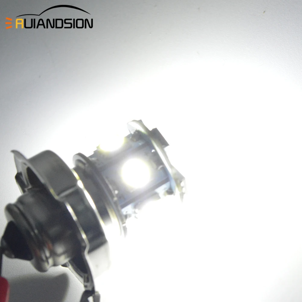2x2 Вт 360LM P26S светодиодный 12 smd СВЕТОДИОДНЫЙ передняя фара мотоцикла 5050 чипы мотоцикла дальнего света моторная фара велосипед скутер фары для автомобиля повышенной проходимости