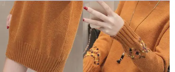 

2021 spring and autumn winter with New style fashion Long sleeve Women's Sweater coat