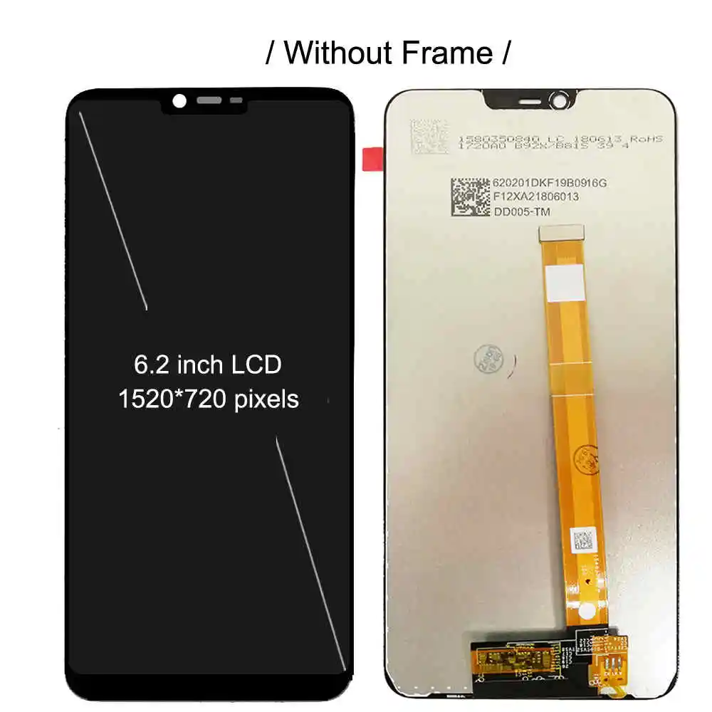 6 2 &quotЖК дисплей с рамкой для OPPO Realme C1 RMX1811 Realme2 A3s A5 AX5 ЖК экран сенсорный сенсор