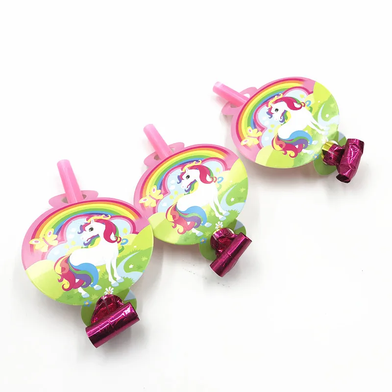 6 шт. одноразовая посуда с единорогом для вечеринок на день рождения | Дом и сад