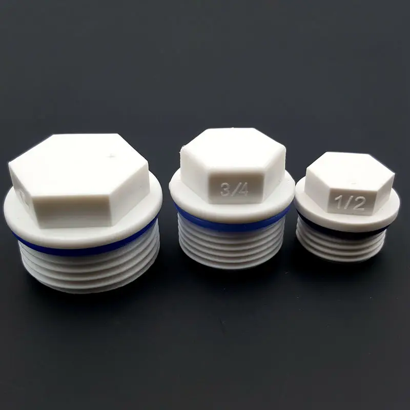 5 шт./лот 1/2 &quot3/4&quot 1 &quotфитинг трубы пробки мужские Резьбовые Фитинги Торцевая