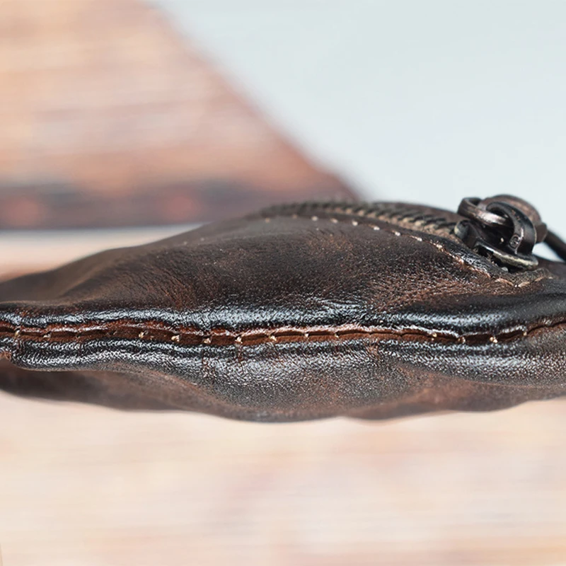 2019 кошелек из натуральной кожи для монет женщин и мужчин винтажный небольшой