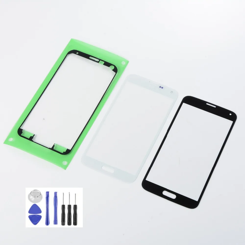 ЖК-дисплей для Samsung Galaxy S5 i9600 G900F G900T G900V G900A, переднее стекло, сенсорный экран, датчик + клей + инструменты