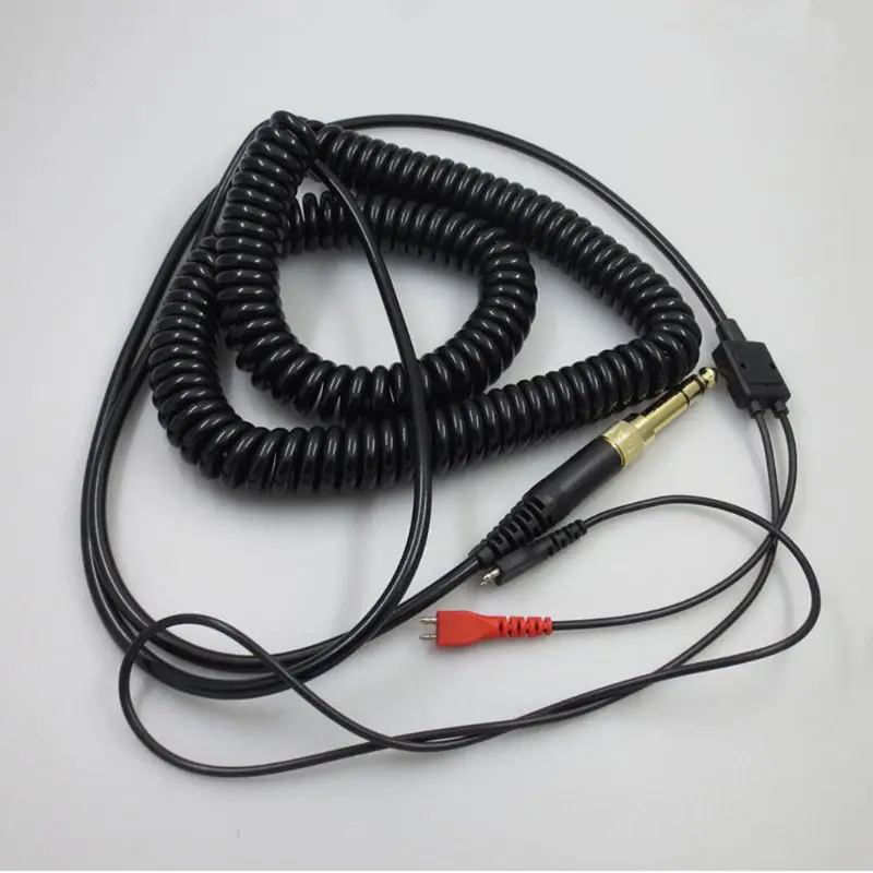 Сменный пружинный Кабель адаптер для наушников Sennheiser HD25 HD560 HD540 HD480 HD430 414