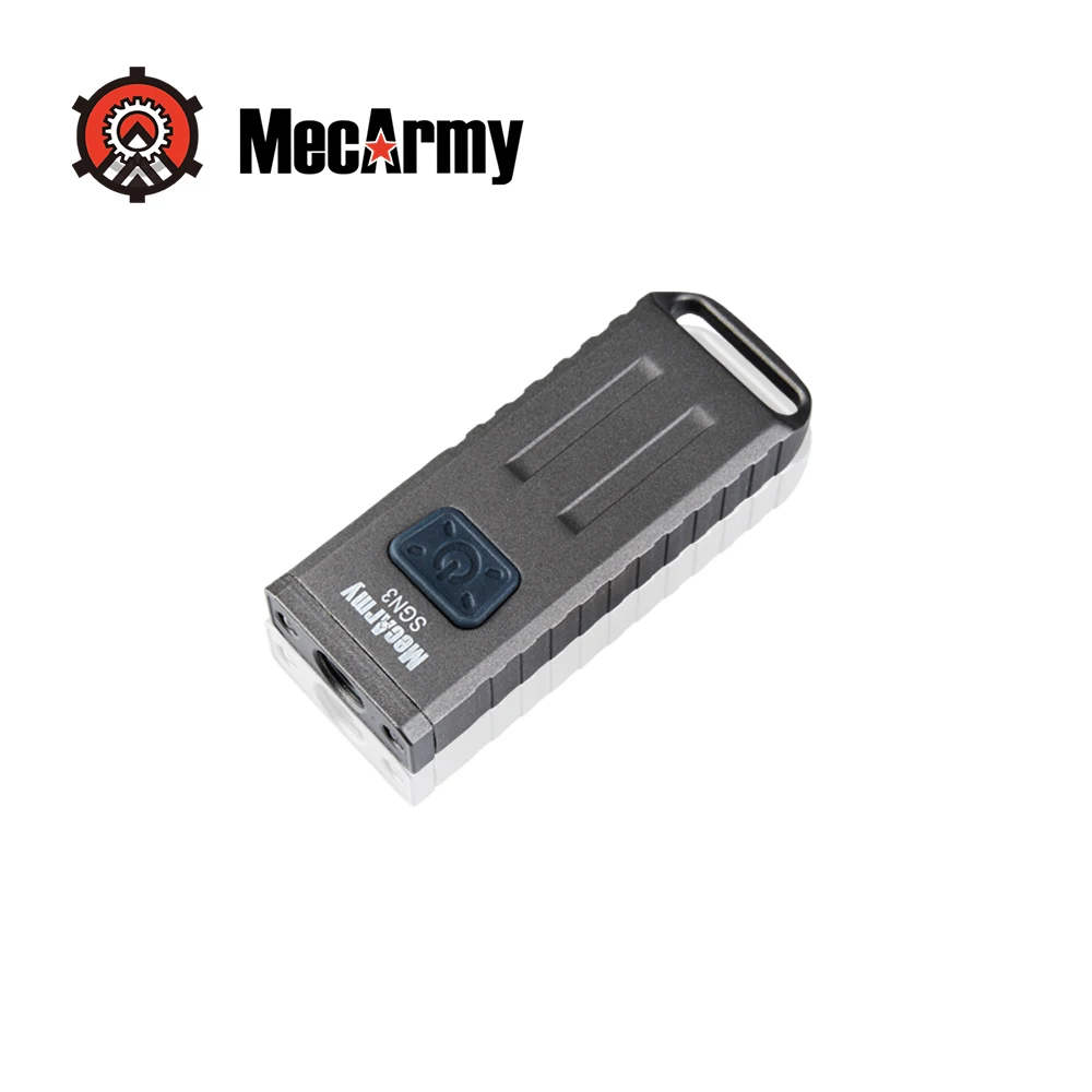 Мини USB Перезаряжаемый светильник MecArmy SGN3 светодиодный светильник-вспышка белый/красный/УФ CREE XP-G2 MAX 160LM маленький фонарь для самообороны