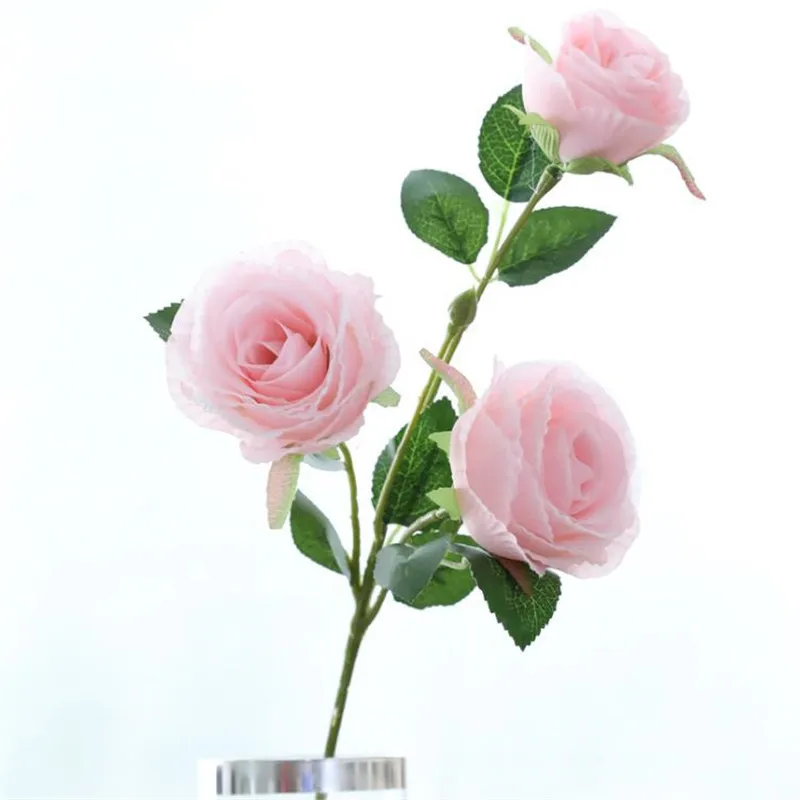 Поддельные одиночный стебель Роза (3 стеблей долларов США/шт) Моделирование розы