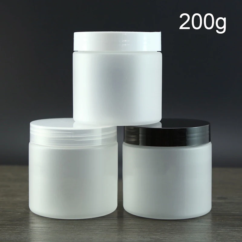 Матовая пластиковая бутылочка с кремом 200 г многоразовый косметический лосьон