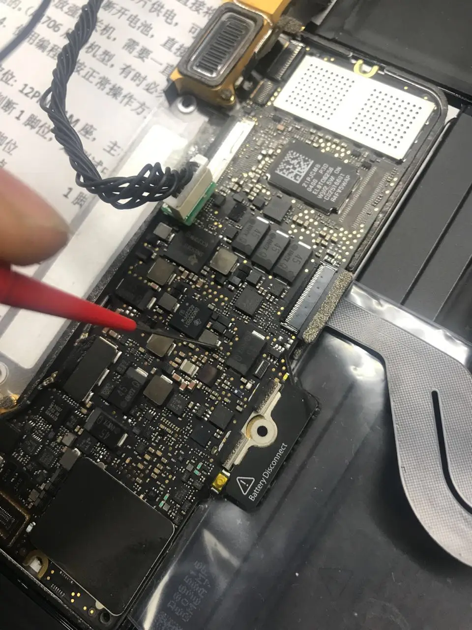 Инструмент для чтения bios A1534 + программатор CH341A расшифровки Apple Macbook разблокировки