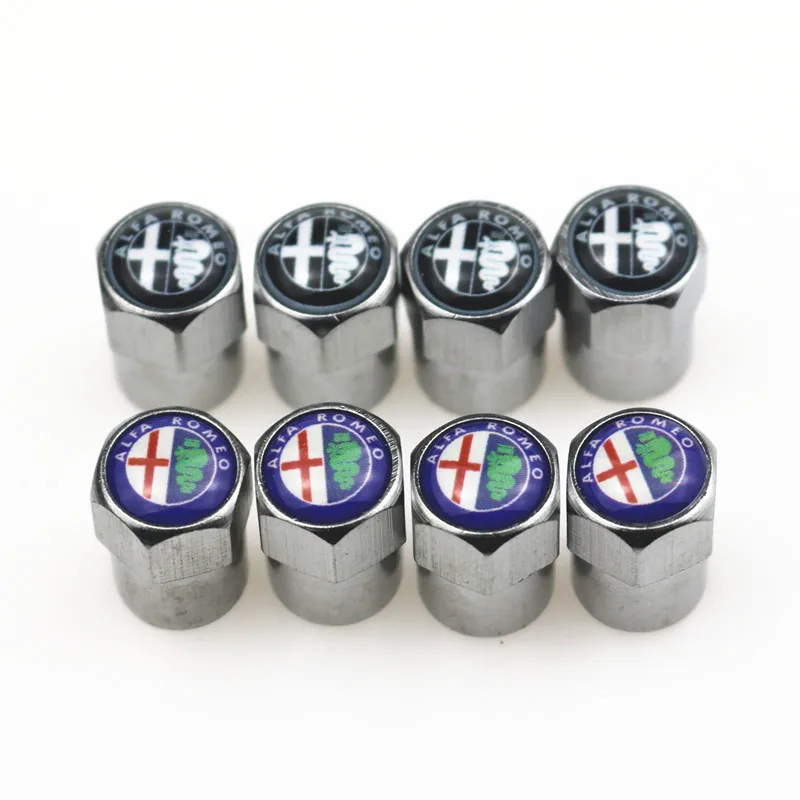 Car Styling Valves Caps Case For Alfa Romeo Mito 147 156 159 166 Car-Styling Auto Wheel Tyre Tire Stem Air Covers 4pcs/lot | Автомобили и