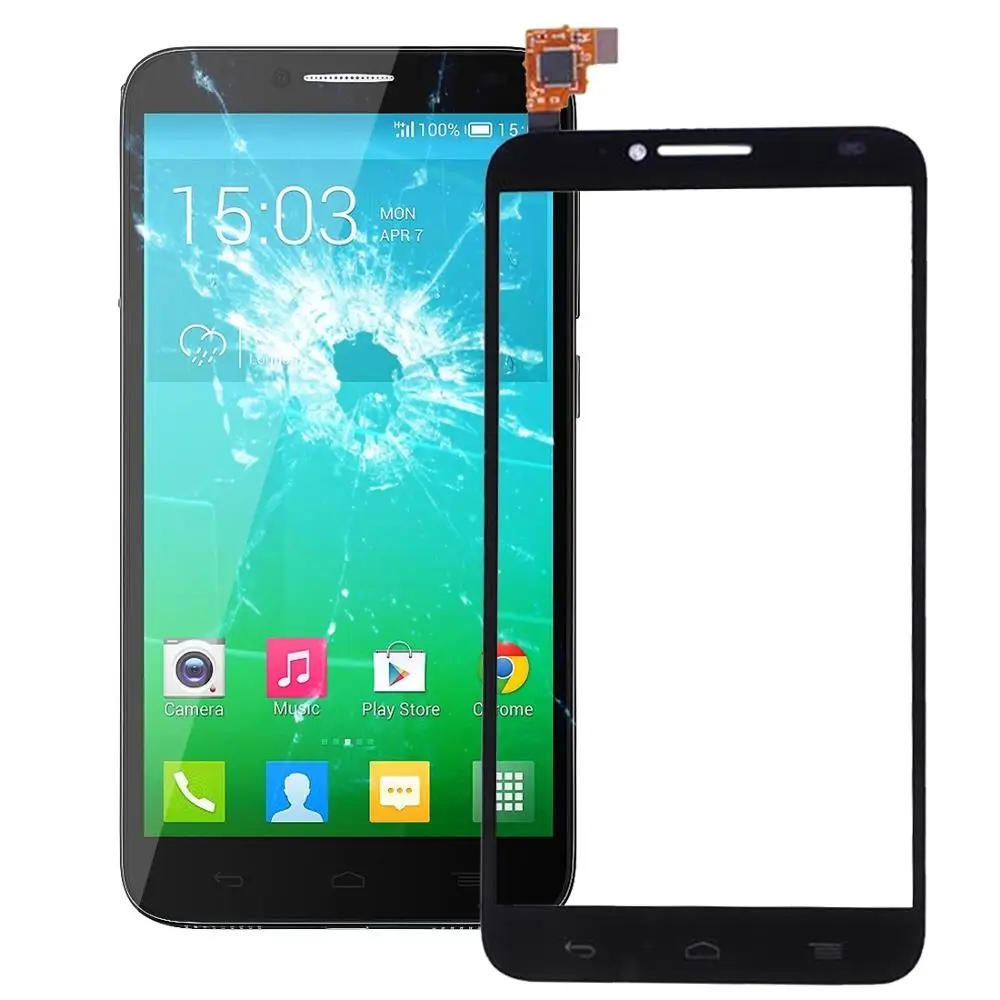 Сенсорный экран сенсорная панель для Alcatel One Touch Idol 2/OT6037 сенсорный дигитайзер