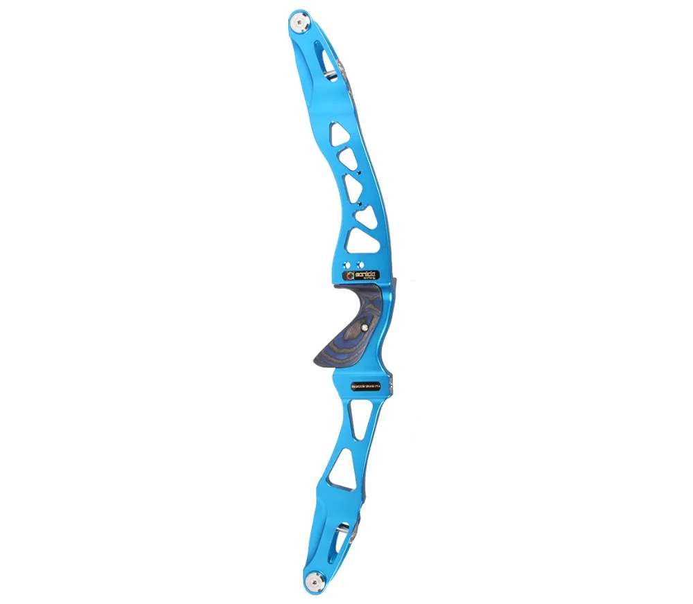 Sanlida Myth II X10 High End Target Recurve Bow ILF Riser 25 дюймов CNC 6061 T6 Al деревянный захват Охота