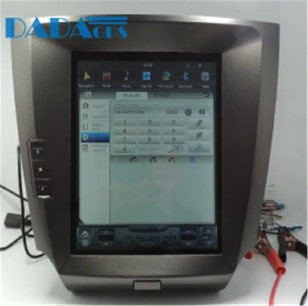 Tesla стиль Android 7 1 Автомагнитола gps навигация радио стерео для lexus IS IS200 IS250 IS300 2006 2011