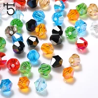3mm czech mixed color bicone crystal beads for jewelry making bracelet facetas cristal perles loose diy spacer glass beads z203