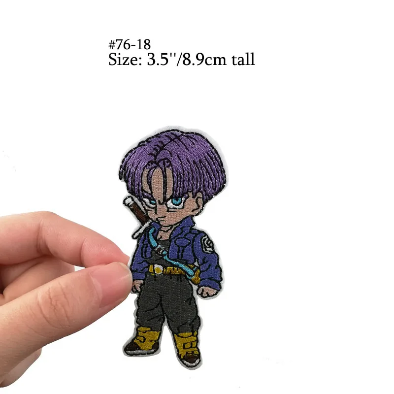 Драконий жемчуг Сон Гоку шорты Piccolo Namekian ball King Piccolo логотип нашивки для одежды одежда ТВ фильм костюм с вышивкой - Цвет: Многоцветный