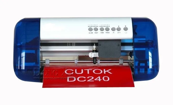 Режущий плоттер для сетки гибкий ПВХ лазерный резак Cutok DC330 PU ПВХ Виниловый резак, A3 размер мини портативный настольный резак плоттер