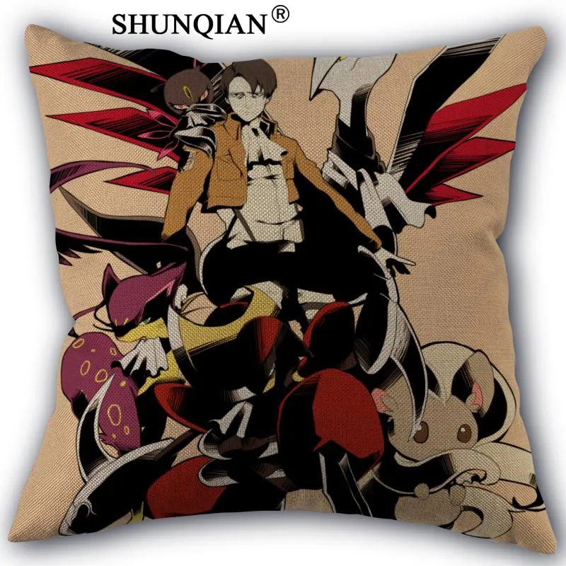 Pillow Cover Наволочка на заказ "атака на Титанов", высокое качество, домашний текстиль, хлопок, лен, одна сторона, наволочки, 45x45 см, декоративная наволочка - Цвет: Pillow Cover