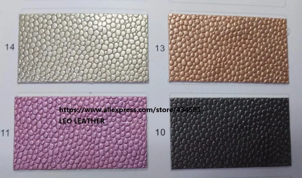 P1019 Embossed Caviar Grain Leather Metallic Finishing PU soft touch leather for DIY handbags and shoes PL008 | Дом и сад