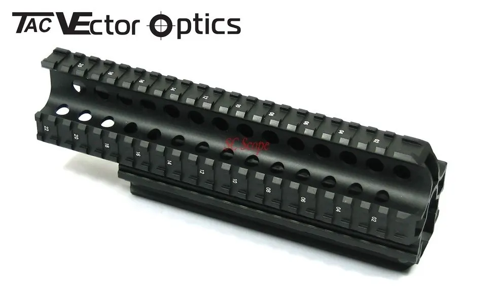 Бесплатная доставка VO SAIGA 7 62X39 Тактический Picatinny Handguard Quad Rail System короткое