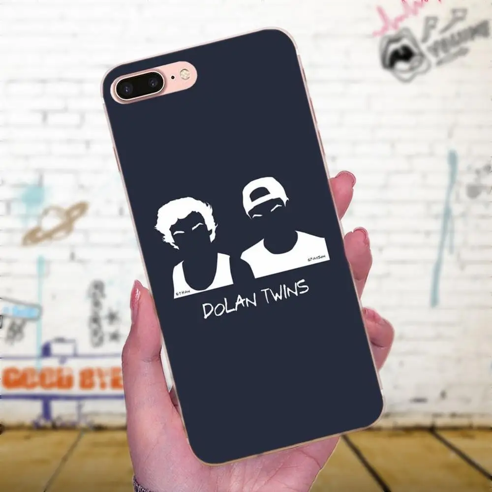 Dolan Twins Grayson Ethan Colorful Soft Custom Design For Galaxy J1 J2 J3 J330 J4 J5 J6 J7 J730 J8 2015 2016 2017 2018 mini Pro | Мобильные