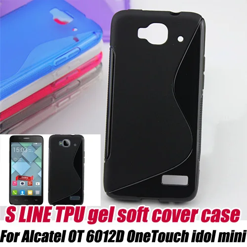 Мягкий чехол S Line из ТПУ для Alcatel One Touch Idol Mini OT6012D бесплатная доставка | Мобильные