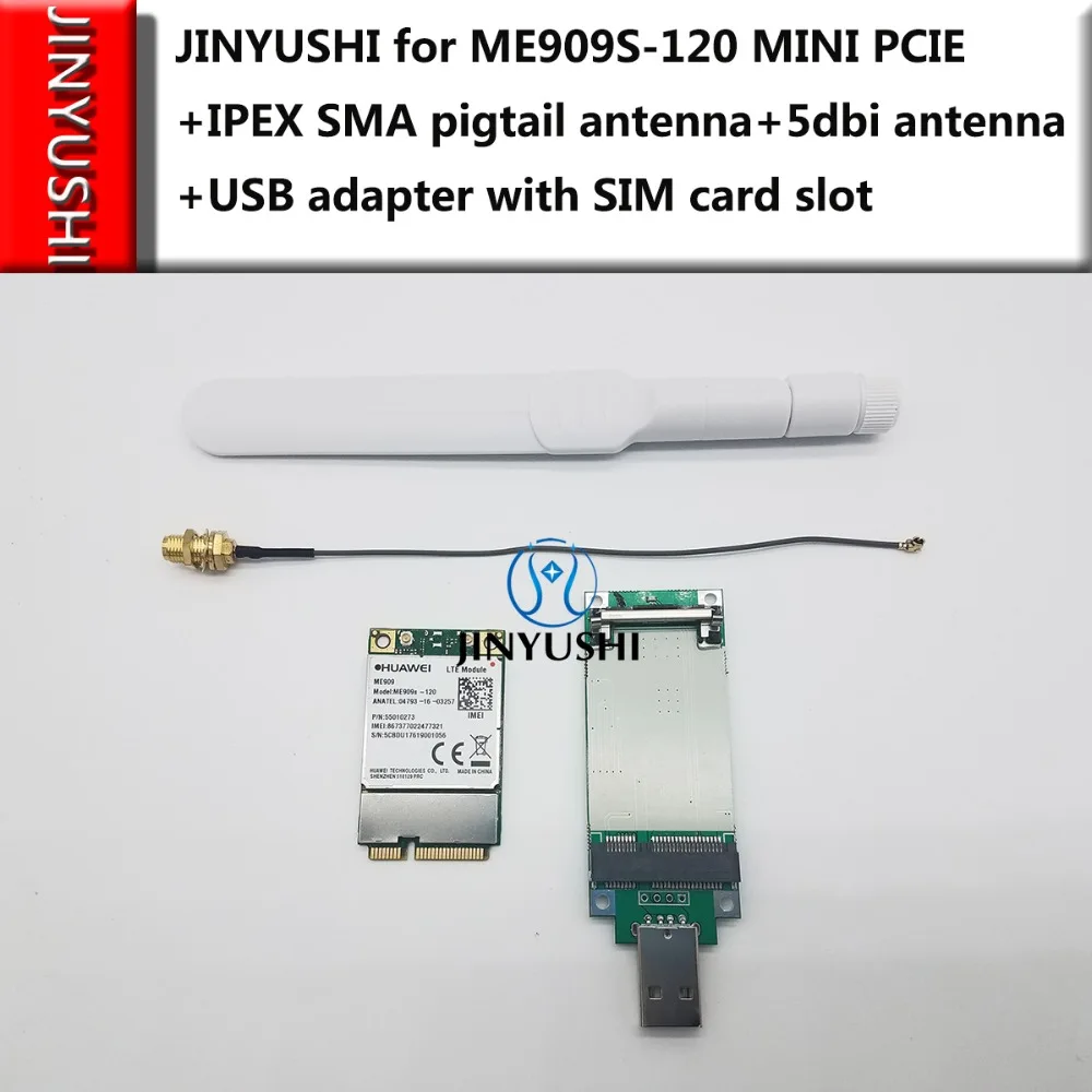 Мини PCIE + IPEX SMA Пигтейл/провод для антенны 5dbi антенна USB адаптер со слотом SIM карты 4G