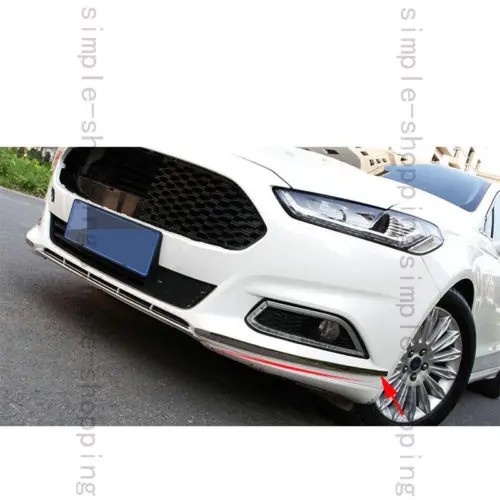 2 шт. декоративная накладка на передний бампер из стали для Ford Fusion Mondeo 2013 2016|trim