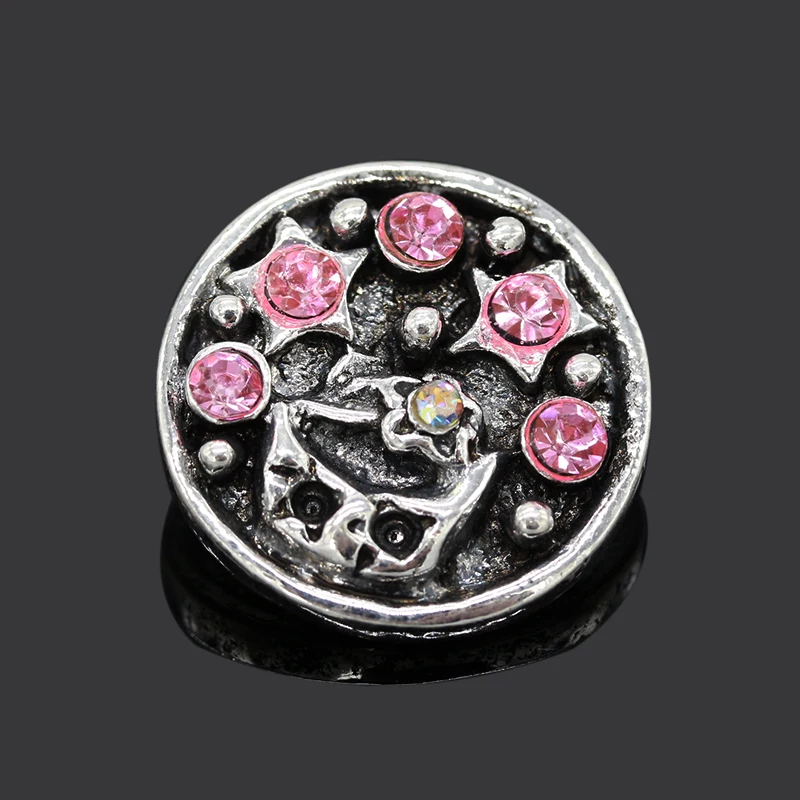 5 шт./лот Новое Поступление Горячей Оснастку Пресс Кнопки Горный Хрусталь