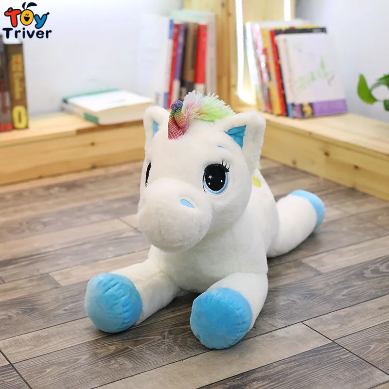 Kawaii Радужный Единорог плюшевые игрушки мягкие животные кукла Успокаивающая