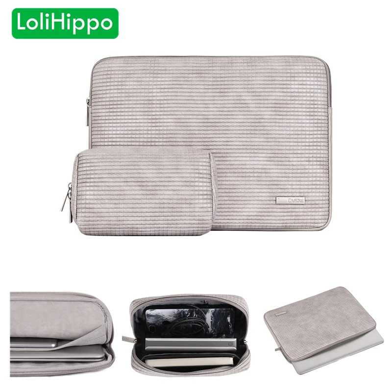 LoliHippo серая сумка-вкладыш для ноутбука внутренняя сумка Apple Macbook Air Pro 13 14 15 дюймов