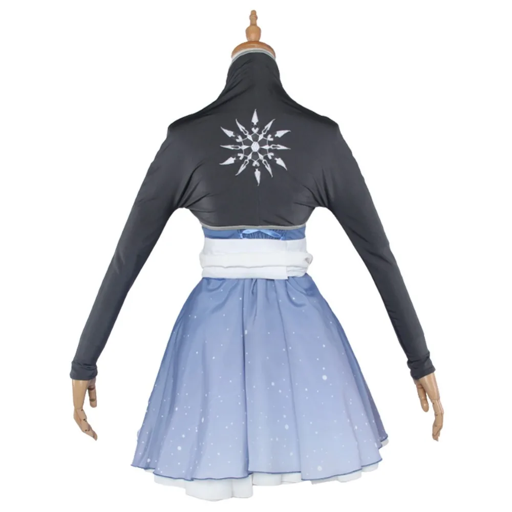 Weiss schnee косплей Руби 4 сезона белое платье военная Униформа шни Вайс RWBY Косплей