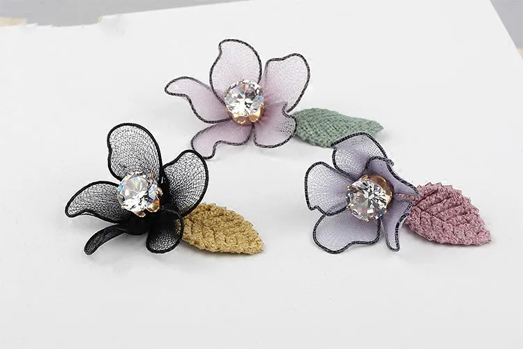 Сделай Сам шпилька серьги аксессуары нашивка-лист брошь ручной работы лист тиара