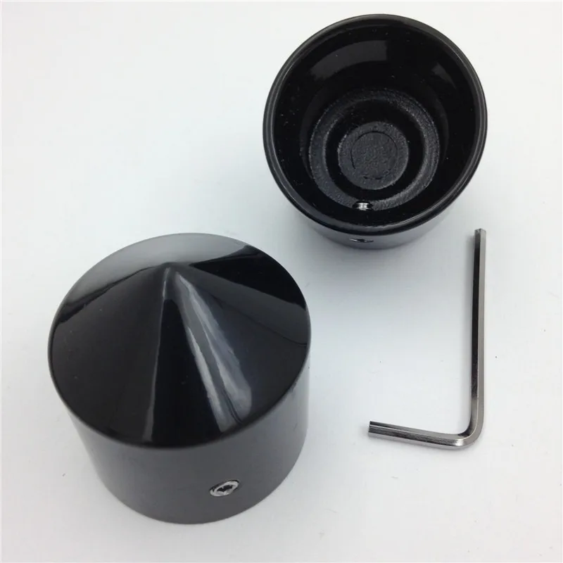 

Aftermarket free shipping Motorcycle accessories 28mm Front Axle Nut Covers Black for Universal Harley Suzuki Honda Kawasaki