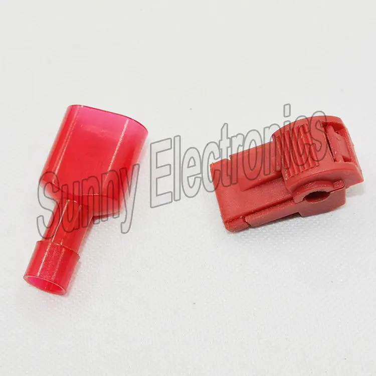 Freeship100x Красный 22-18 AWG T-TAPS и штекерные провода соединители соединения